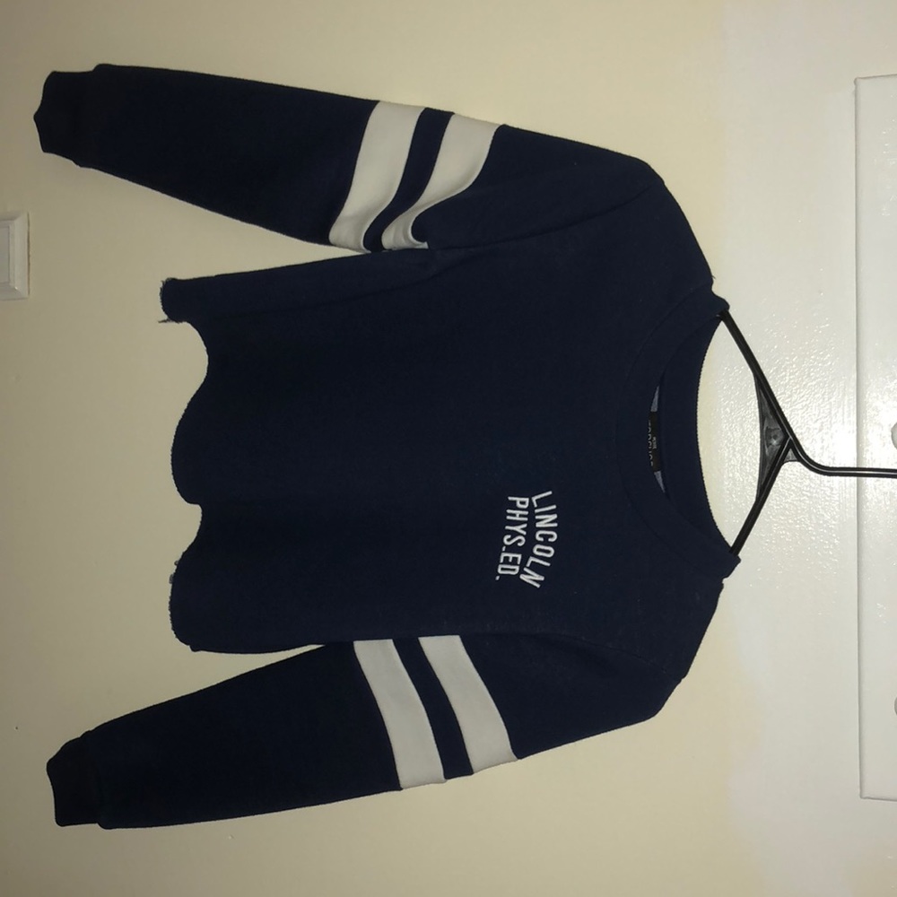 TOPSHOP cropped sweatshirt